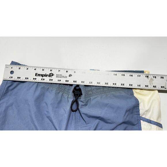 Sand n Sun Swim Board Shorts Men Size M Blue Mesh Lined STAINED WAIST BAND - Picture 9 of 10